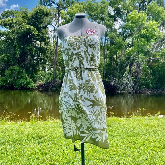 Ann Taylor Lot Tropical Flower Flowy Dresses 2 & Top 1 Size 2 & 4, 3 for 1 price - Picture 3 of 16